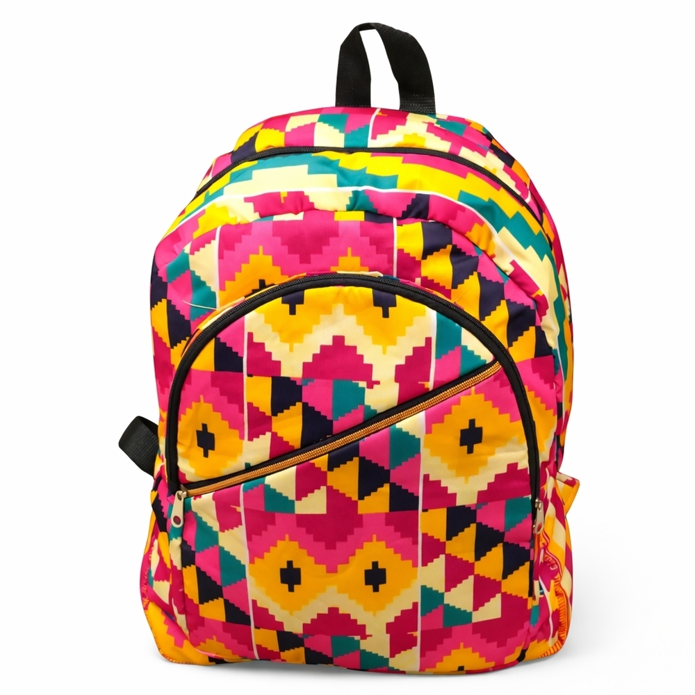 Colorful Geometric Backpack